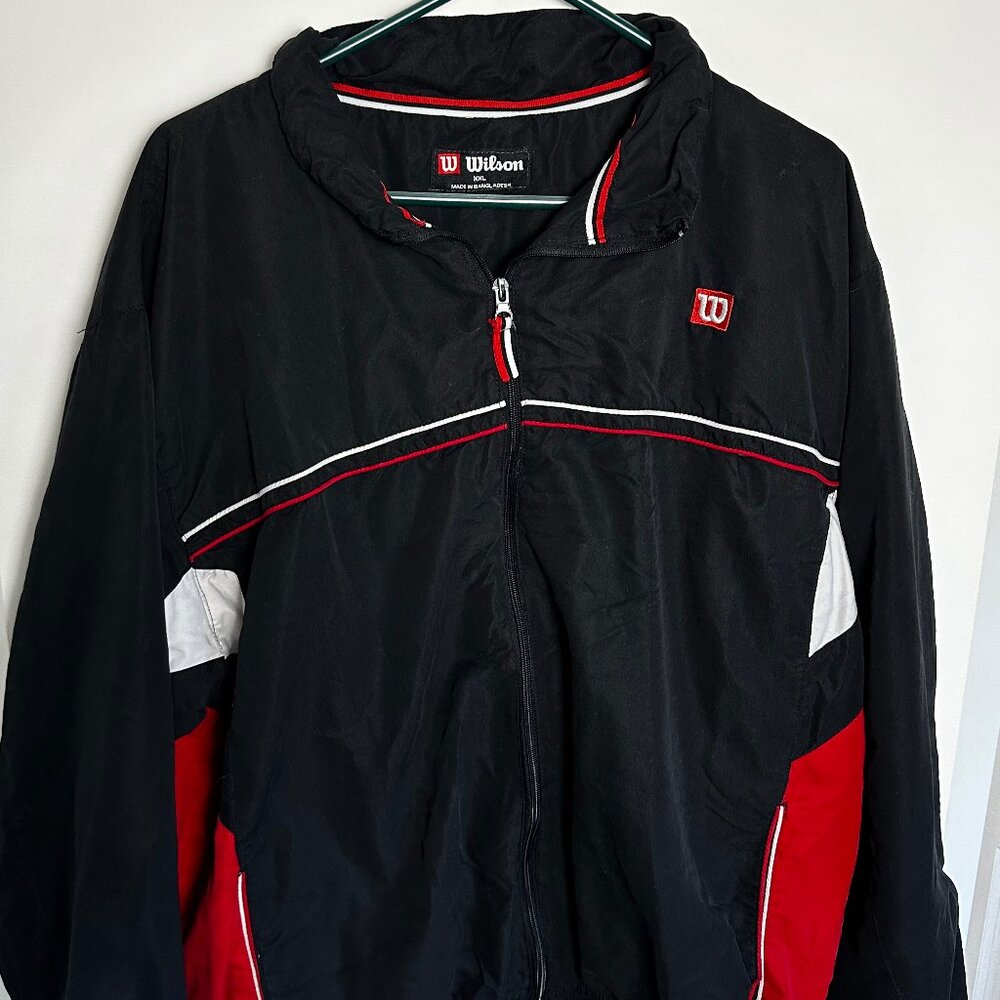Wilson Sports Black/Red Jacket (XXL)